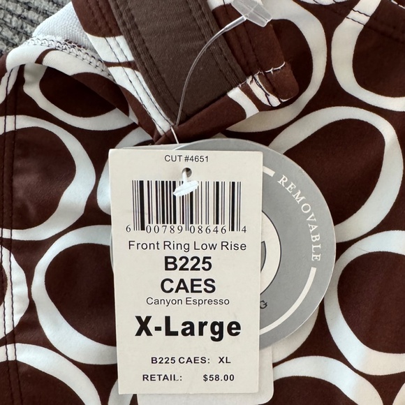 NWT Swim Systems 2-piece swimsuit, XL/36DD - Picture 3 of 4